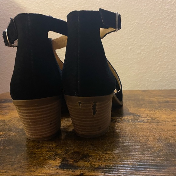 Lucky Brand Open Toe Booties 9.5M - Picture 4 of 5